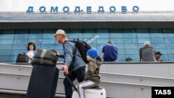 Архіўнае ілюстрацыйнае фота. Маскоўскі аэрапорт Дамадзедава
