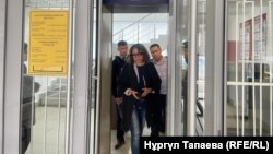 Азаттық тілшісі Сәния Тойкен. Есіл аудандық полициясы, Астана қаласы. 25 қыркүйек, 2023 жыл