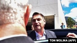 Болсонару после допроса в федеральной полиции