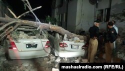 Local authorities said that ammunition was stored at the site and could have contributed to the blasts.