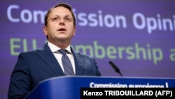 EU Commissioner for Neighborhood and Enlargement Oliver Varhelyi (file photo)