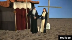 A still from the film "Innocence of Muslims," which has ignited Muslim protests over its depiction of the Prophet Muhammad.