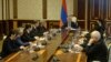 Նախագահ Սերժ Սարգսյանը հանդիպում է սահմանադրական բարեփոխումների մասնագիտական հանձնաժողովի հետ, 13-ը մարտի, 2015թ. 
