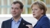Cancelara Germaniei Angela Merkel cu președintele Dmitri Medvedev la Mesenberg