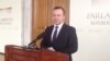Moldova - Parliament, the new General Attorney/Prosecutor, Corneliu Gurin, Chisinau, 18Apr2013