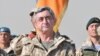 Президент Армении Серж Саргсян наблюдает за военными учениями ОДКБ в Казахстане (архив) 