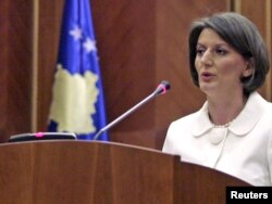 Presidentja e Republikës së Kosovës, Atifete Jahjaga.