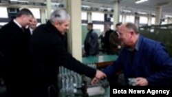 Boris Tadić u Fabrici "Krušik" u Valjevu