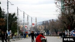 Pamje nga sheshi Nëna Terezë në Prishtinë