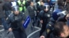 The demonstration was held in downtown Baku