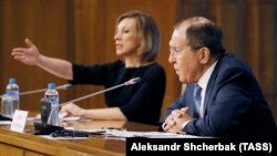 Սերգեյ Լավրովը մամլո ասուլիս է տալիս, Մոսկվա, 17-ը հունվարի, 2017 թ․ 