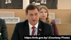 Кіраўнік МЗС Беларусі Максім Рыжанкоў, архіўнае фота