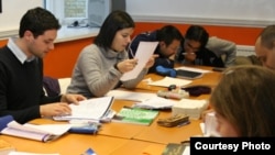 An Azerbaijani classroom (file photo)