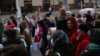 The march in Minsk on October 31 came a day after Lukashenka met with his new security chiefs and threatened "harsh measures” against protesters.