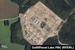 O imagine Planet Labs din 13 august arată cel mai mare și cel mai vestic dintre cele patru sectoare ale sitului.