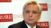 Former Foreign Minister Vartan Oskanian attends a public event at the Civilitas Foundation in Yerevan in February 2011.