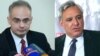 Armenia -- Opposition politicians Levon Zurabian (L) and Vartan Oskanian.