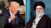 Američki predsjednik Donald Trump (lijevo) i iranski vrhovni vođa ajatolah Ali Hamnei (arhivska fotografija)