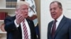 АКШ президенти Дональд Трамп жана Орусиянын тышкы иштер министри Сергей Лавров.