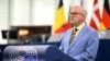 Міхаель Ґалер, німецький євродепутат, доповідач щодо України, виступає на дебатах у Європарламенті під час обговорення гарантій безпеки для України, Страсбург, Франція, 9 вересня 2025 року
