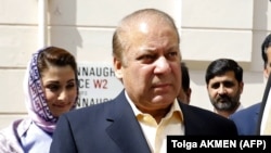 Former Pakistani Prime Minister Nawaz Sharif (file photo)