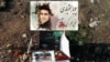 The grave of Pouya Bakhtiari, 27, in the town of Karaj, west of Tehran. Bakhtiari was shot and killed during the November 2019 protest.