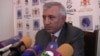 Արդարադատության նախկին նախարար, Սահմանադրական բարեփոխումների հանձնաժողովի անդամ Գևորգ Դանիելյան, 9-ը սեպտեմբերի, 2014թ․։ 