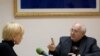Mihail Gorbaciov în cursul interviului cu Radio Svoboda