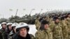Українські військовослужбовці на військовій базі біля Житомира. 5 січня 2015 року