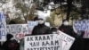 Балдары ВИЧке кабылган энелердин митинги. Ош, 14-ноябрь, 2011-жыл