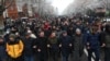 Thousands of opposition supporters demonstrated in Yerevan on February 20 to demand Prime Minister Nikol Pashinian's resignation.