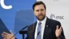 U.S. Vice President JD Vance delivers his speech during the 61st Munich Security Conference.