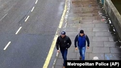 Руслан Боширов и Александр Петров, Солсбери, 4 марта 2018 года