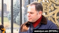 Armenia - Hovhannes Sahakian, a senior lawmaker from the ruling Republican Party, is interviewed by RFE/RL in Yerevan, 24Feb2013.