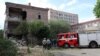 Armenia - A section of the Elektron plant in Yerevan destroyed by an explosion, 29May2012.
