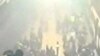 Imagine de la locul exploziei
