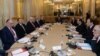 Ֆրանսիայի, Հայաստանի և Ադրբեջանի նախագահների ու ԵԱՀԿ Մինսկի խմբի համանախագահների հանդիպումը, Փարիզ, 27-ը հոկտեմբերի, 2014թ․