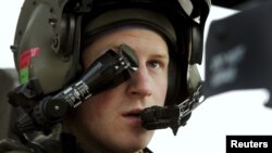 Prince Harry did two tours of Afghanistan in 2007-2008 and again in 2012. (file photo)