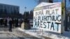 La un protest antiguvernamental la Chișinău...