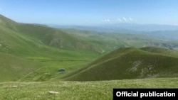 A view of an area in Armenia's Syunik Province where Armenian and Azerbaijani troops are locked in a border standoff. 