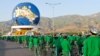 Illýustrasiýa suraty. Arhiwden alyndy. Köpçülikleýin tigir ýörişi. Aşgabat ş.