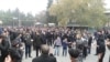 Protesters rally in Nardaran on November 26.