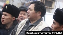  Kazakh dissident Ermek Narymbaev has been jailed several times for his political views (file photo)