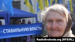 O susținătoare a Partidului Regiunilor