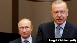 Владимир Путин и Реджеп Тайип Эрдоган (архивное фото)