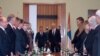 Preşedinţii Boris Tadic şi Dmitry Medvedev la Belgrad 