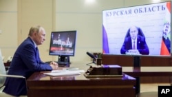 Смирнов беседует по видеосвязи с Владимиром Путиным