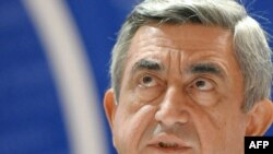 Президент Армении Серж Саргсян, Страсбург, 22 июня 2011 г.