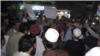 Pakistani activists protest in Swat on May 27.