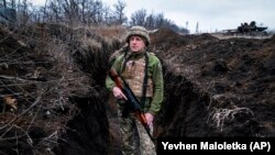 Украінскі вайсковец на Данбасе, 5 сакавіка 2021
